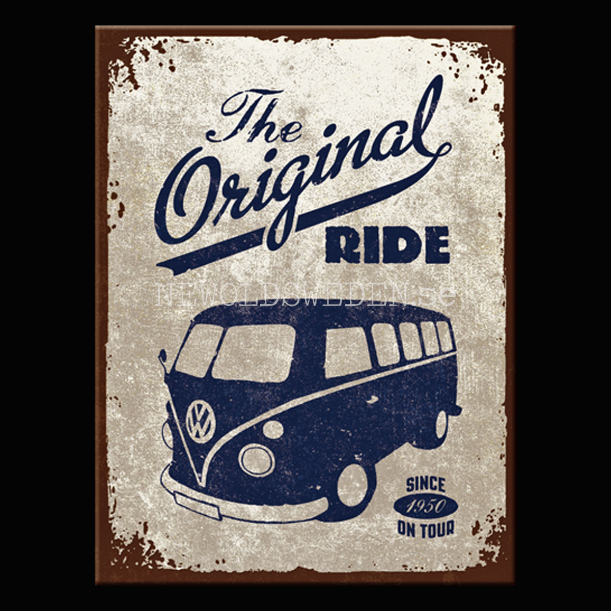 VW Volkswagen T1 Bulli The Original Ride Magnet 6 x 8 cm Nostalgic Art