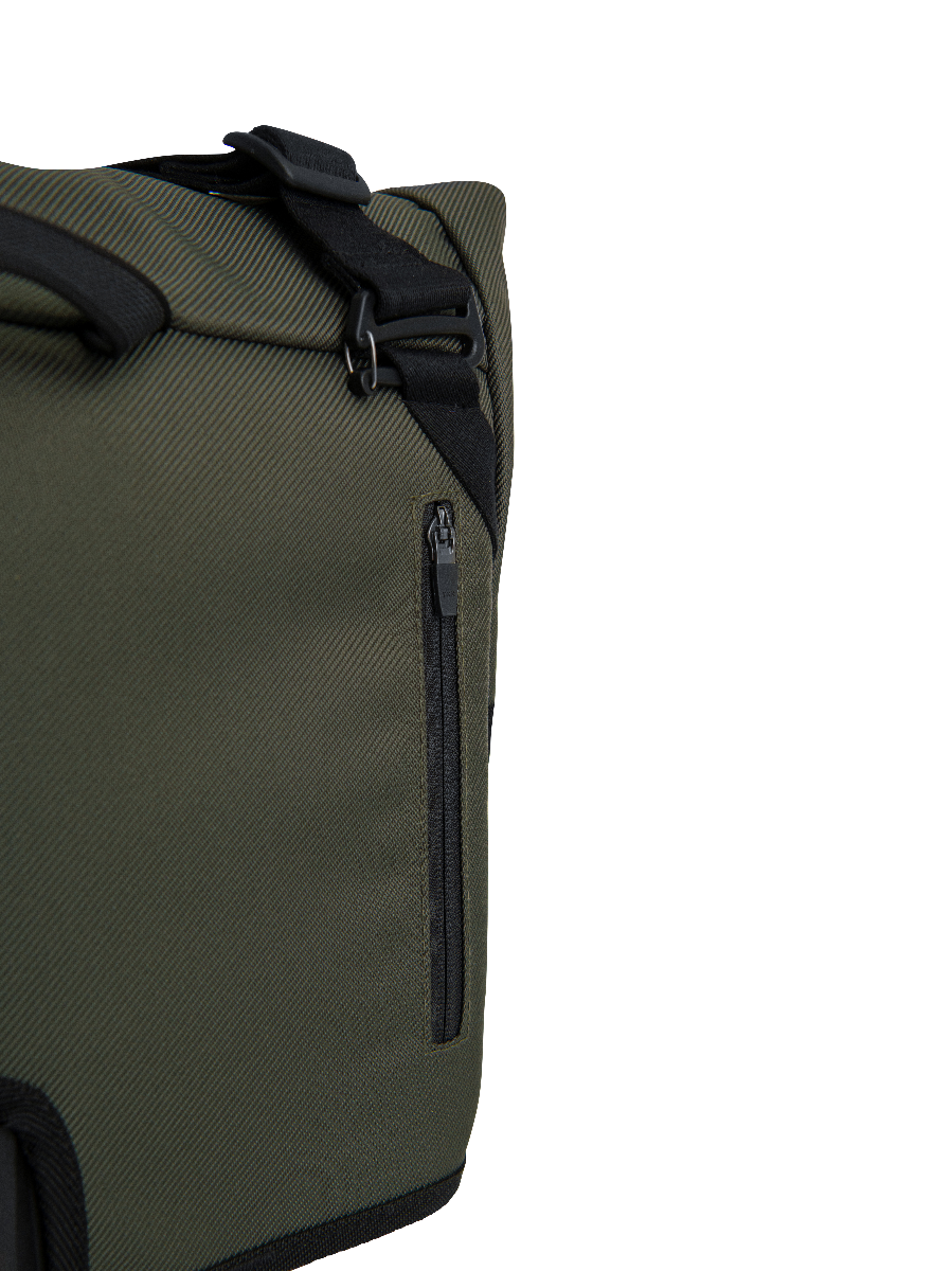 Brompton Borough Roll Top Bag Medium in Olive - 4