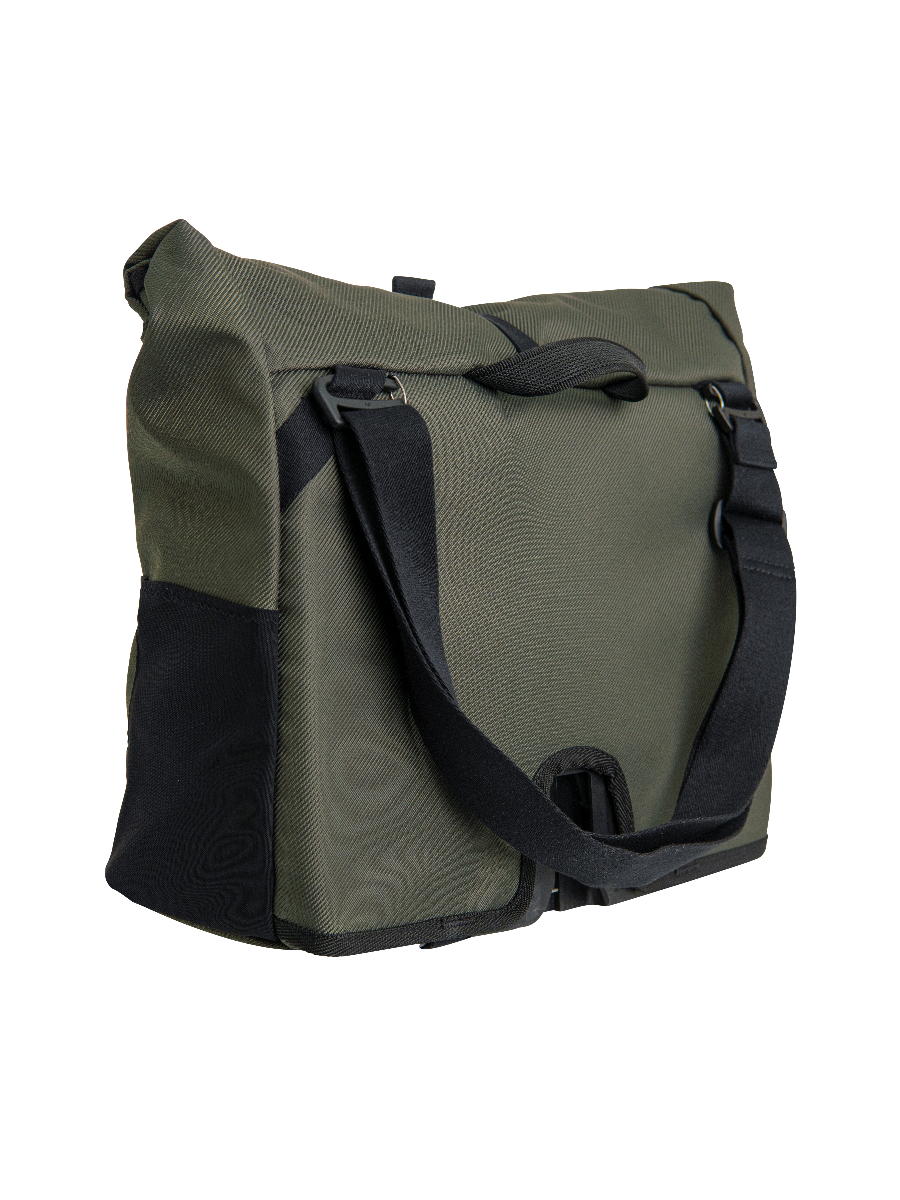 Brompton Borough Roll Top Bag Medium in Olive - 3