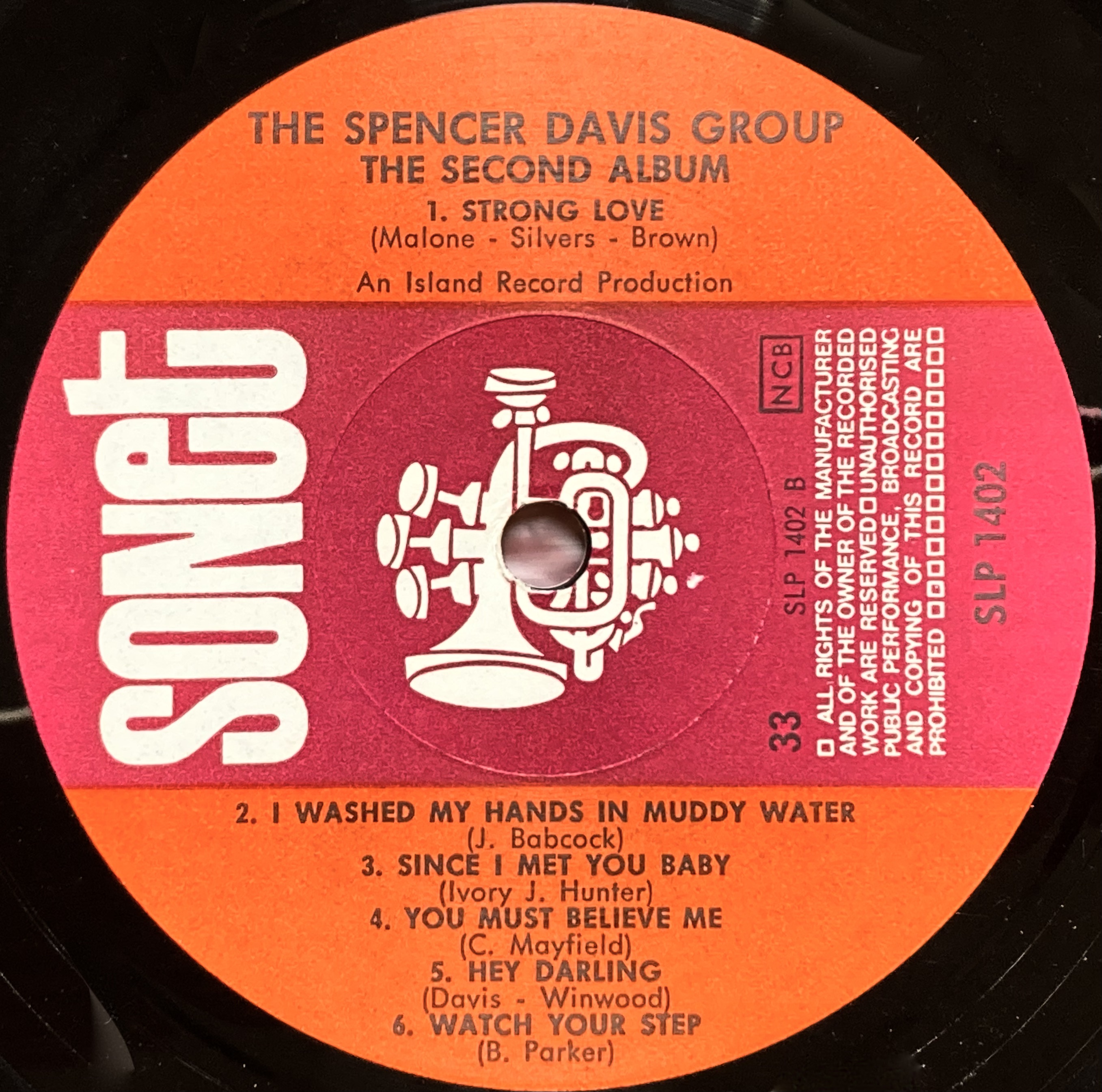 SPENCER DAVIS GROUP - Their second album Swe-orig LP 1965 - 4