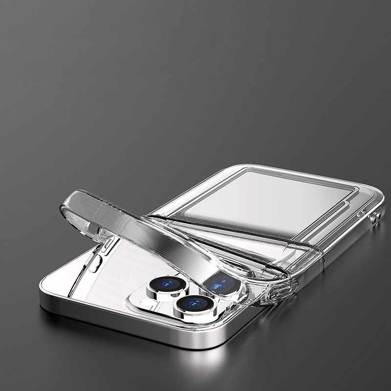 iPhone 13 - Transparent Case Double Card Slot - 8