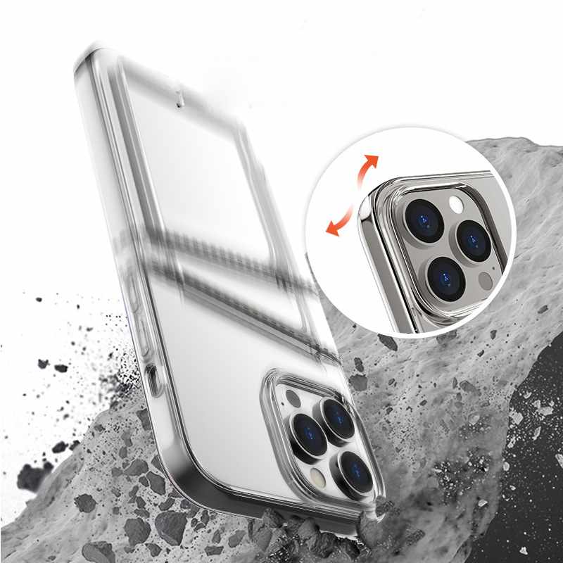 iPhone 14 Plus - Transparent Skal Dubbel Kortfack - 7