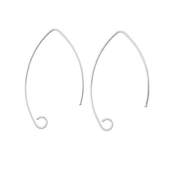 Öronkrok Marquise 29mm - Äkta silver