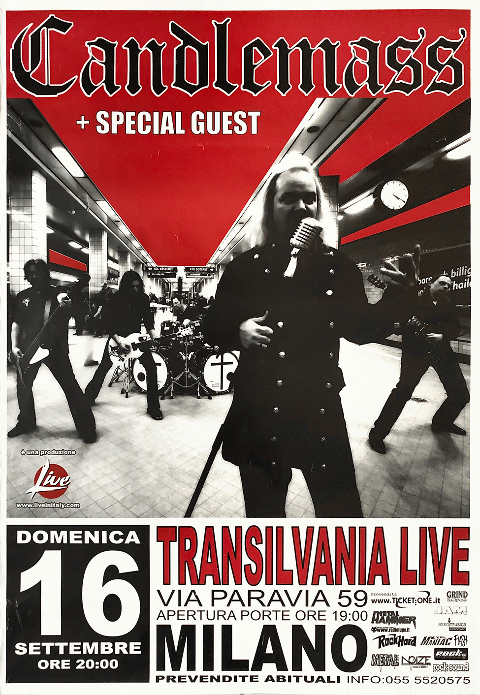 CANDLEMASS – TRANSILVANIA LIVE