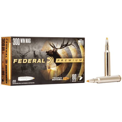 Federal Ammunition 300 WIN MAG Trophy Bonded Tip 180gr