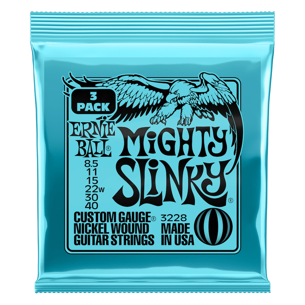 Ernie Ball Mighty Slinky 0085-040 (3-Pack)