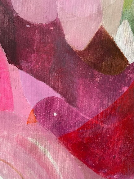 "Love bird" tavla akryl orginal