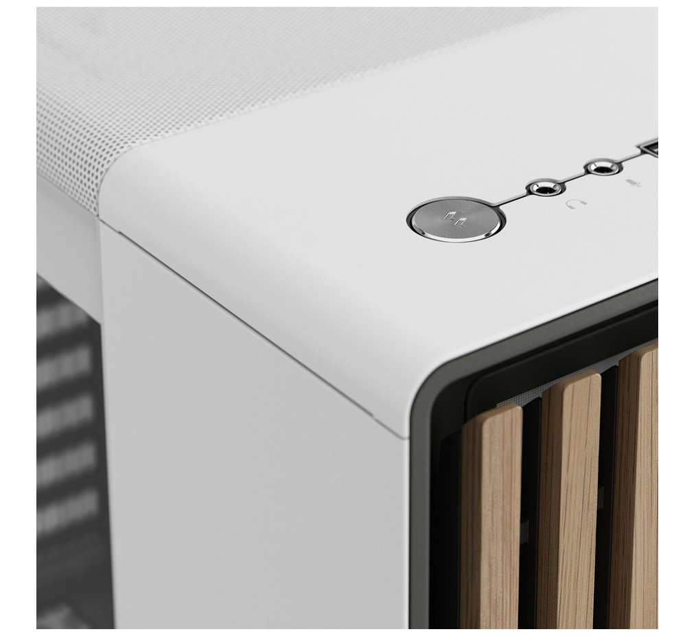 Fractal Design North, Chalk White, Oak, Tempered Glass, ATX - 4