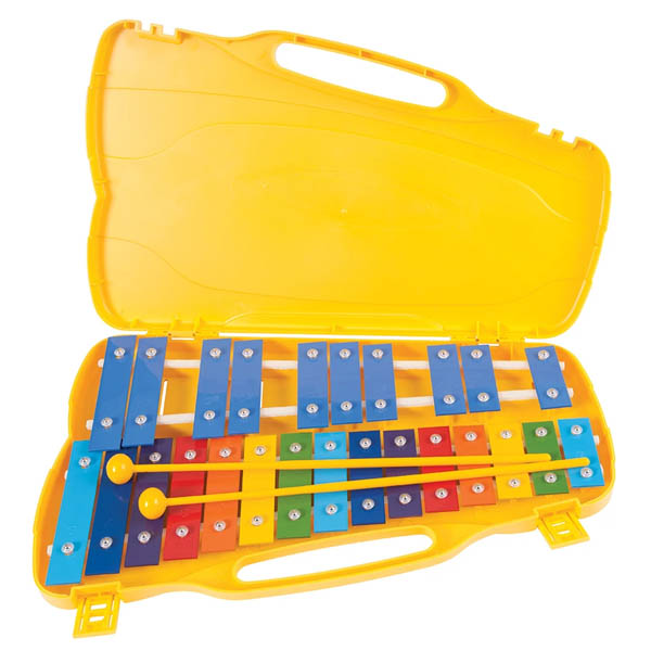 PP World Glockenspiel 25 notes (G5-G7) - Färgtangenter
