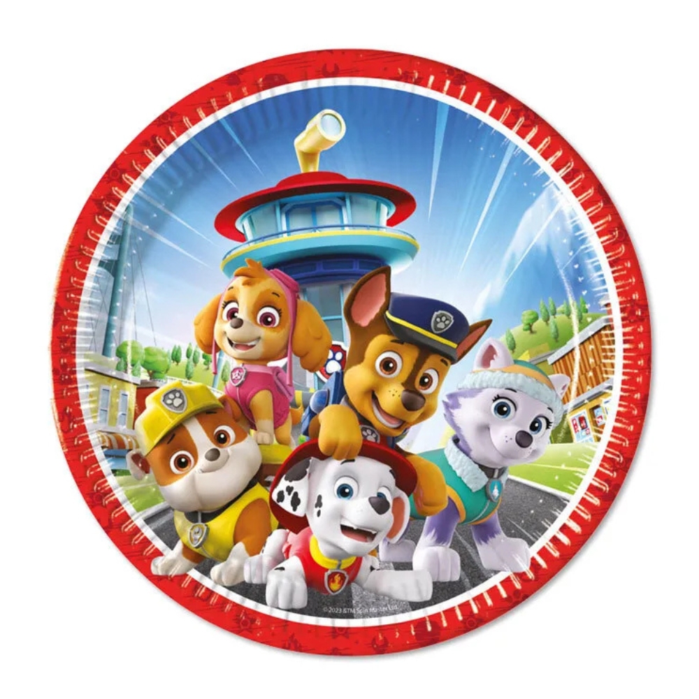 Paw Patrol Paper plates 8-pack 23 cm