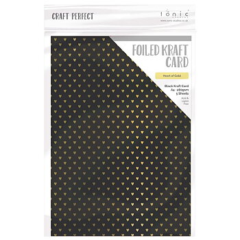 Tonic Studios Craft P. Foiled K.Card - Heart of gold