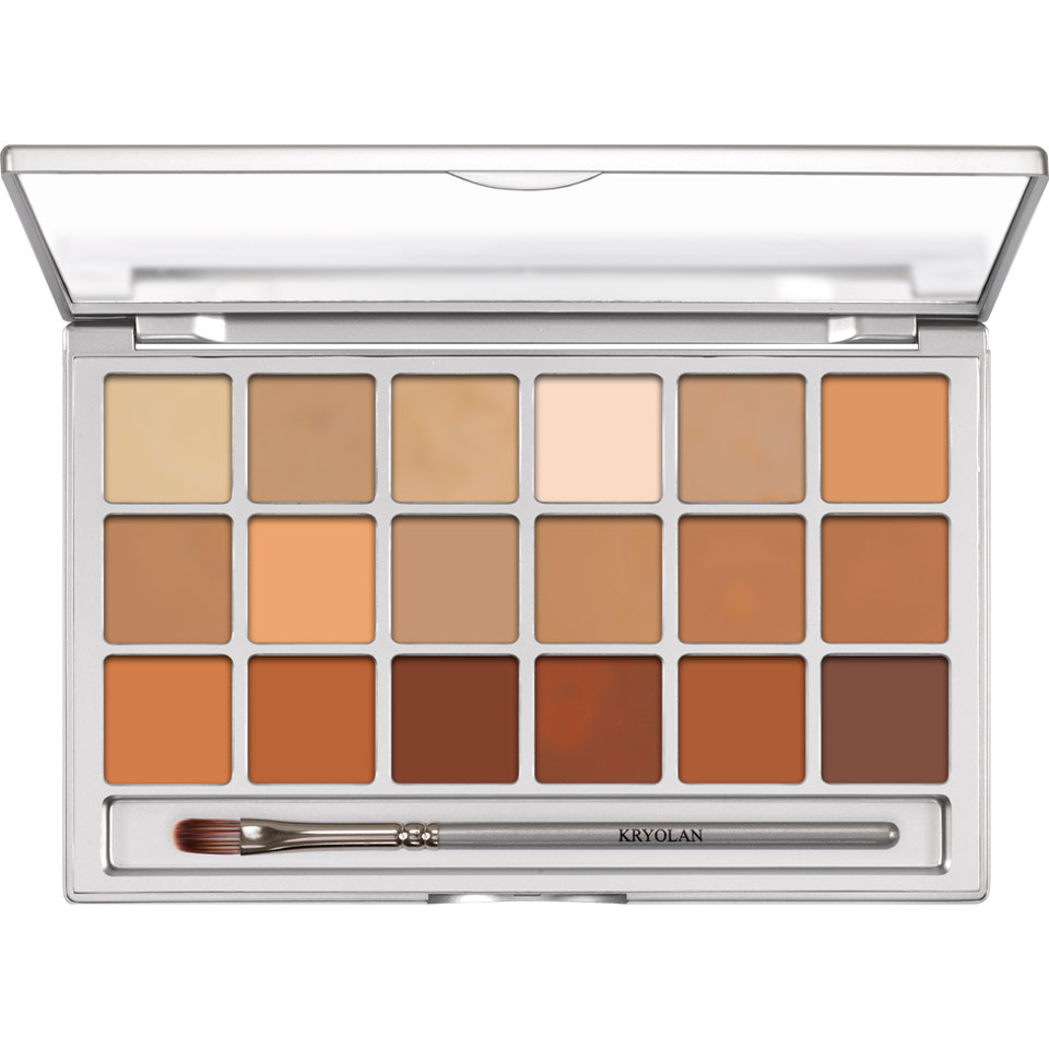 Coloring Vision Palette SKIN 18 färger - Kryolan