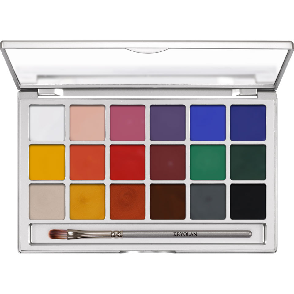 Coloring Vision Palette VIVID 18 färger - Kryolan