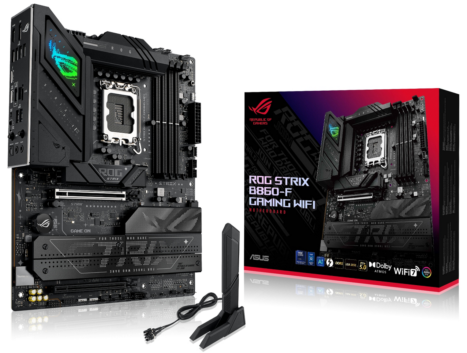 Intel i9 Optimum uppgraderingspaket | Intel Core Ultra 9  | 32GB DDR5 | ASUS ROG Strix mATX | Vattenkylning All-In-One | - 3