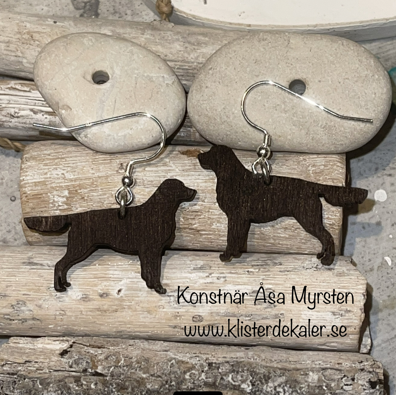 Golden hot sale retriever earrings