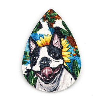 Berlock ,  PU läder, Droppe Hund