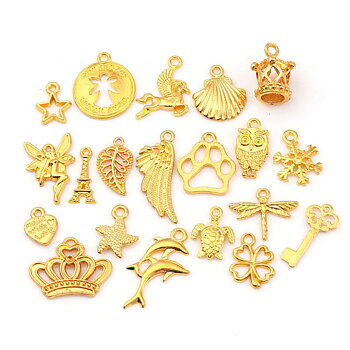 Berlock - Guld, 20 olika / Set