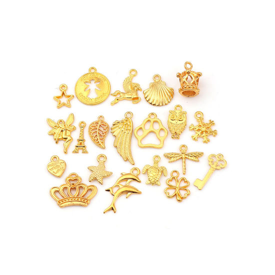 Berlock - Guld, 20 olika / Set - 2