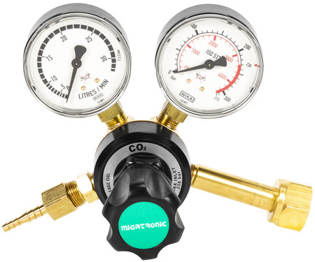 Strömningsregulator för co2 skyddsgas