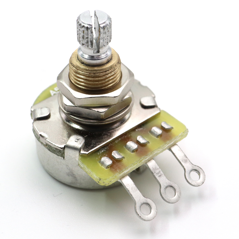 Pitbull CP28U Custom Gold Plated 24Ø/18 3/8" Potentiometer (250K & 500K)