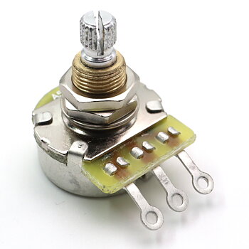 Pitbull CP28U Custom Gold Plated 24Ø/18 3/8" Potentiometer (250K & 500K)