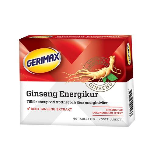 Ginseng Energikur 60 tabletter - Gerimax