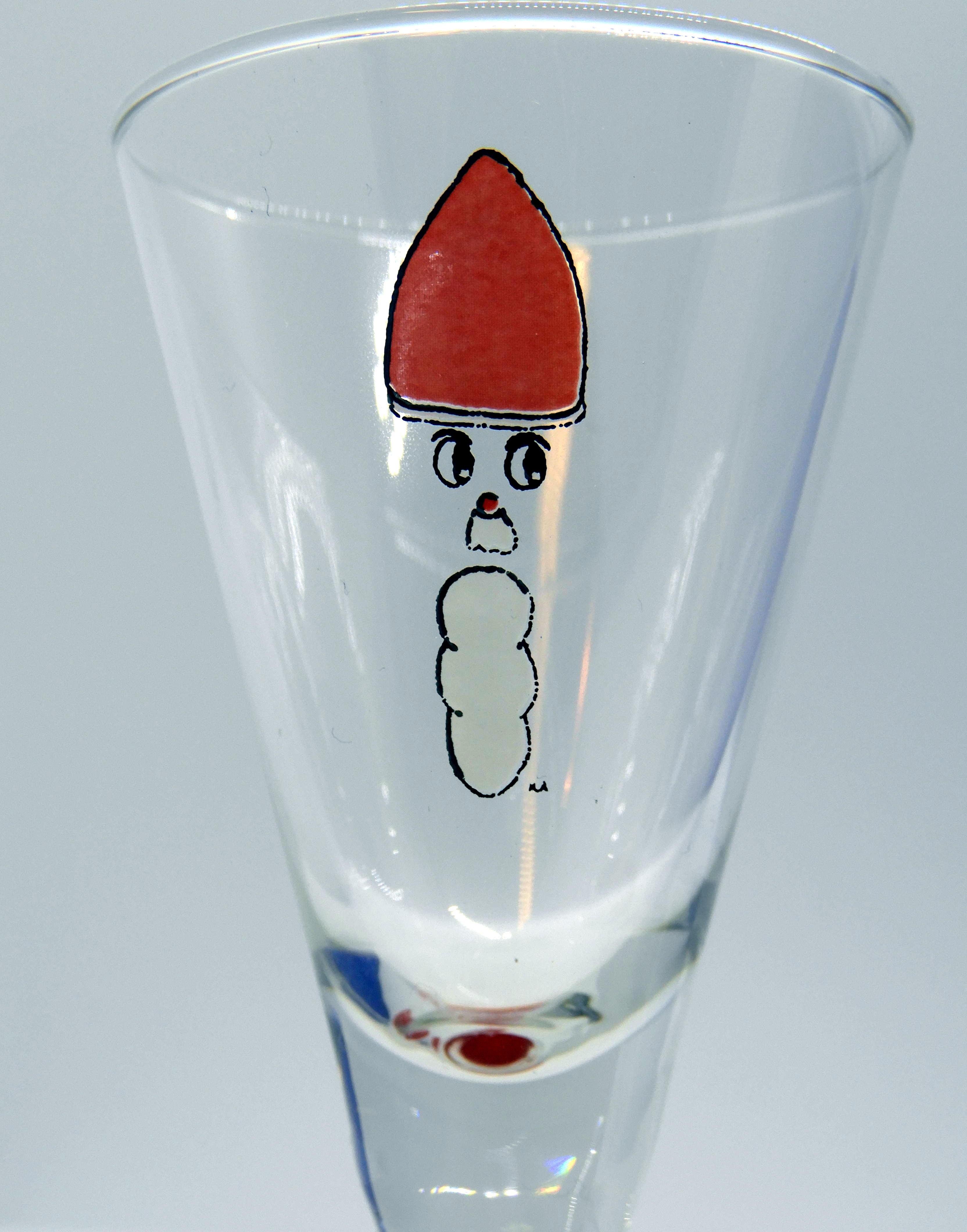 Snapsglas 4 cl Jultomte 2 pack - 3