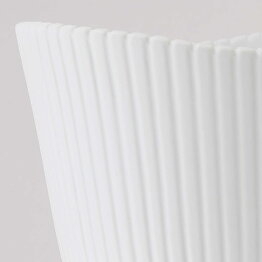 Stig Lindberg (Vinda 1950) White Bowl with Linear Relief 12 cm