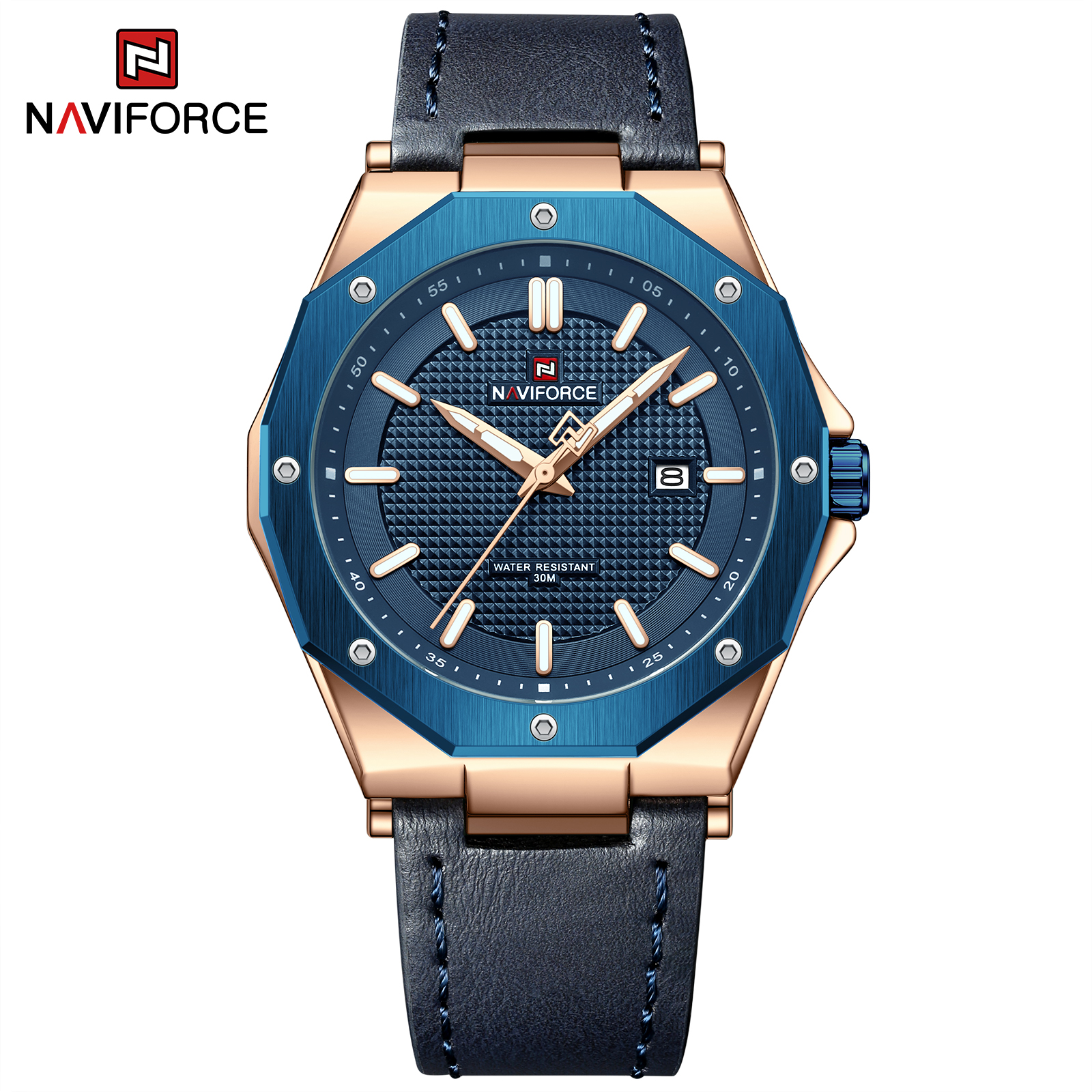 Naviforce Dark Triad Gold Blue