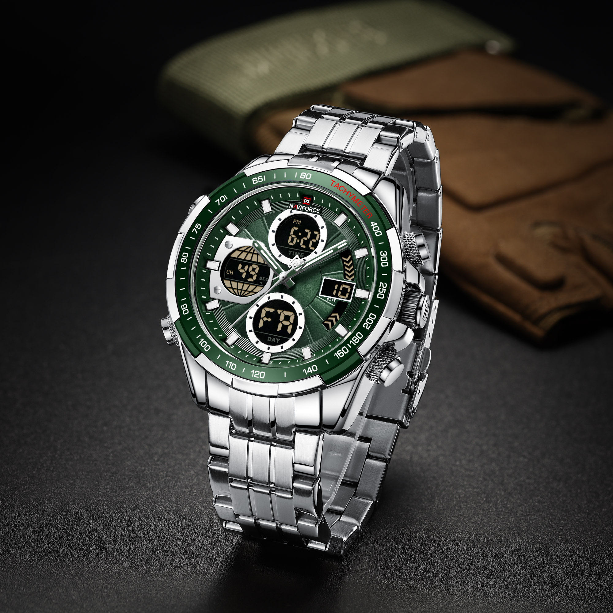 Naviforce Global Force Steel Green - 4