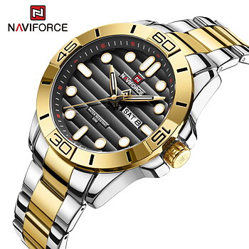 Naviforce Solid State Gold Black