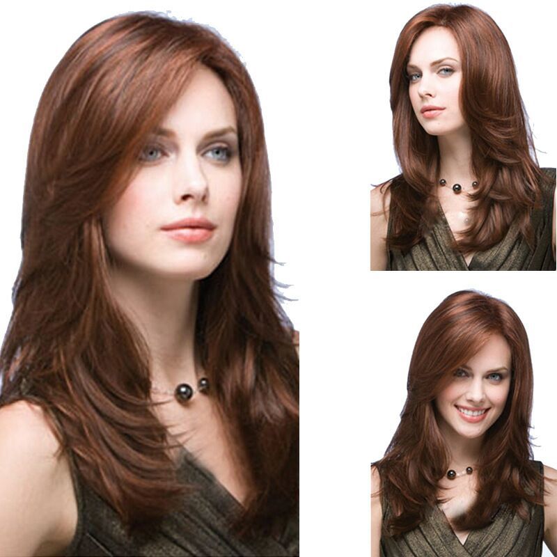 Fake Hair/Wig - Long Straight - Redhead - 4