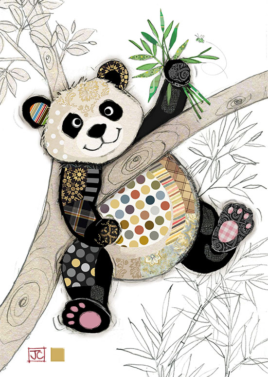 Po Zi Panda, Greeting Card