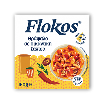 Flokos, Sliced squid in spicy sauce 160g.
