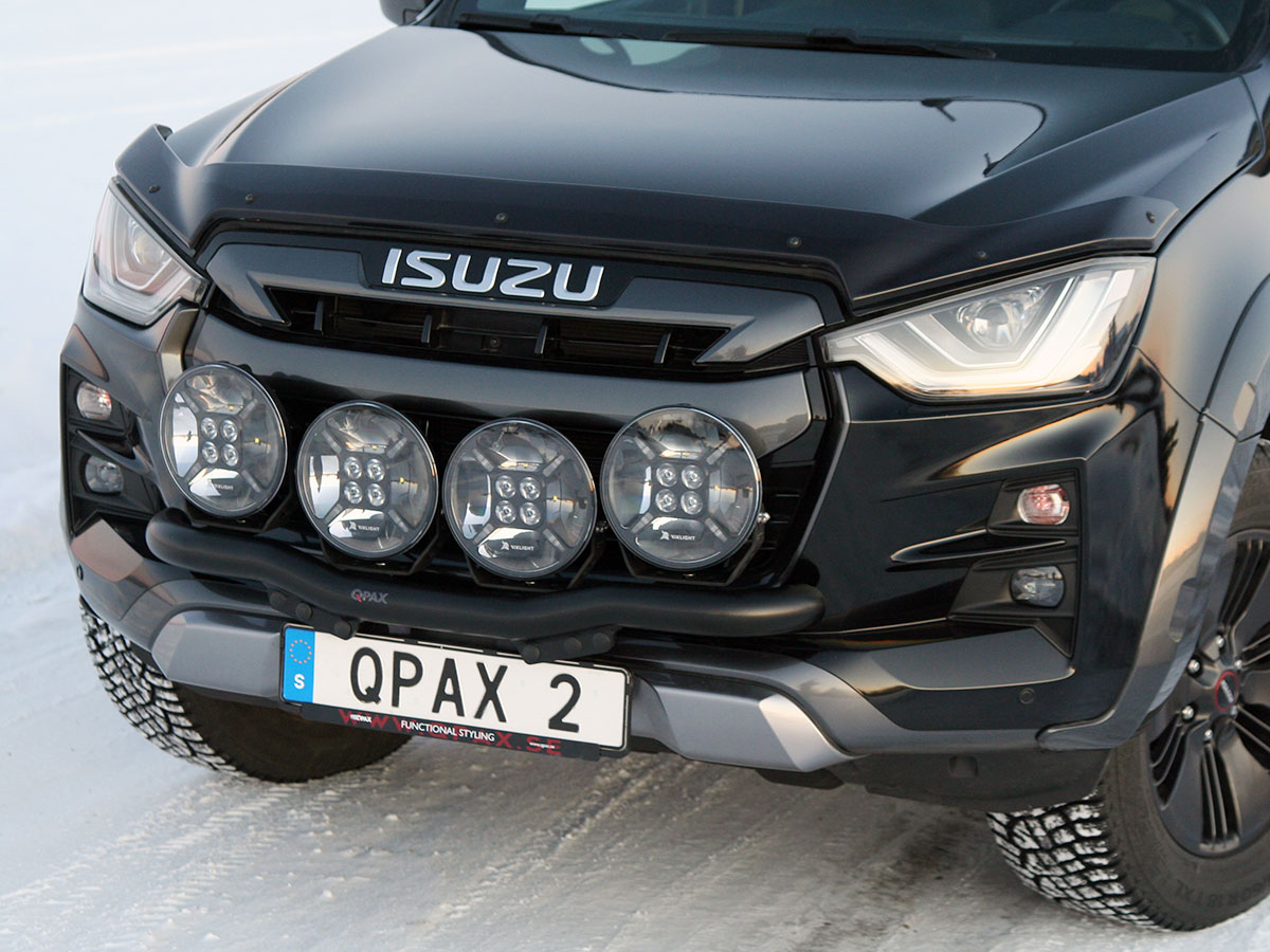 Q-LIGHT Isuzu D-Max 21-24 extraljusfäste (extraljusbåge) för 4st lampor