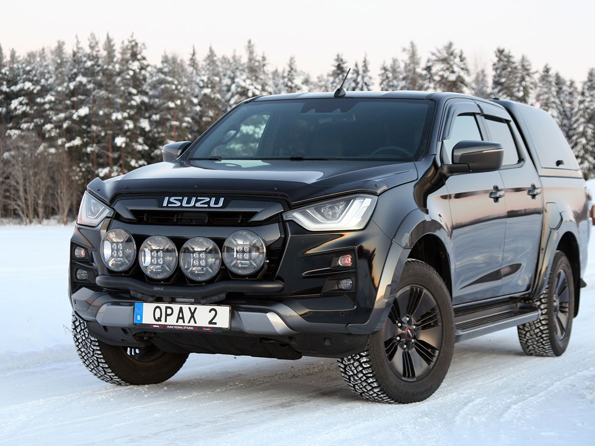 Q-LIGHT Isuzu D-Max 21-24 extraljusfäste (extraljusbåge) för 4st lampor - 3