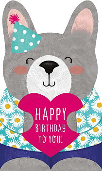 Happy Birthday Rabbit, Greeting Card