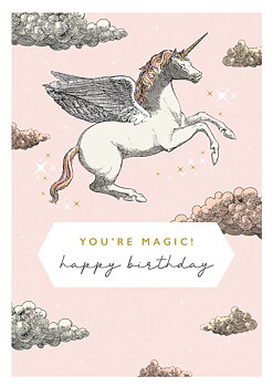 You'Re Magic Unicorn, Greeting Card