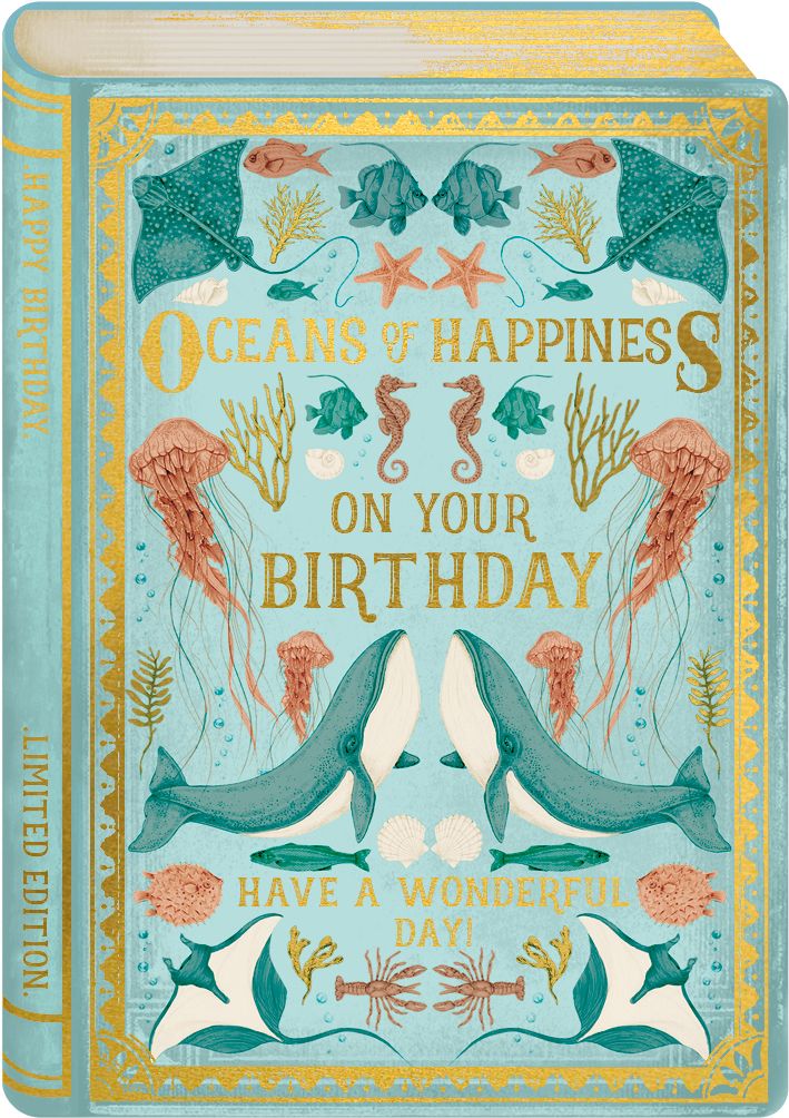 Seas The Day Birthday, Greeting Card