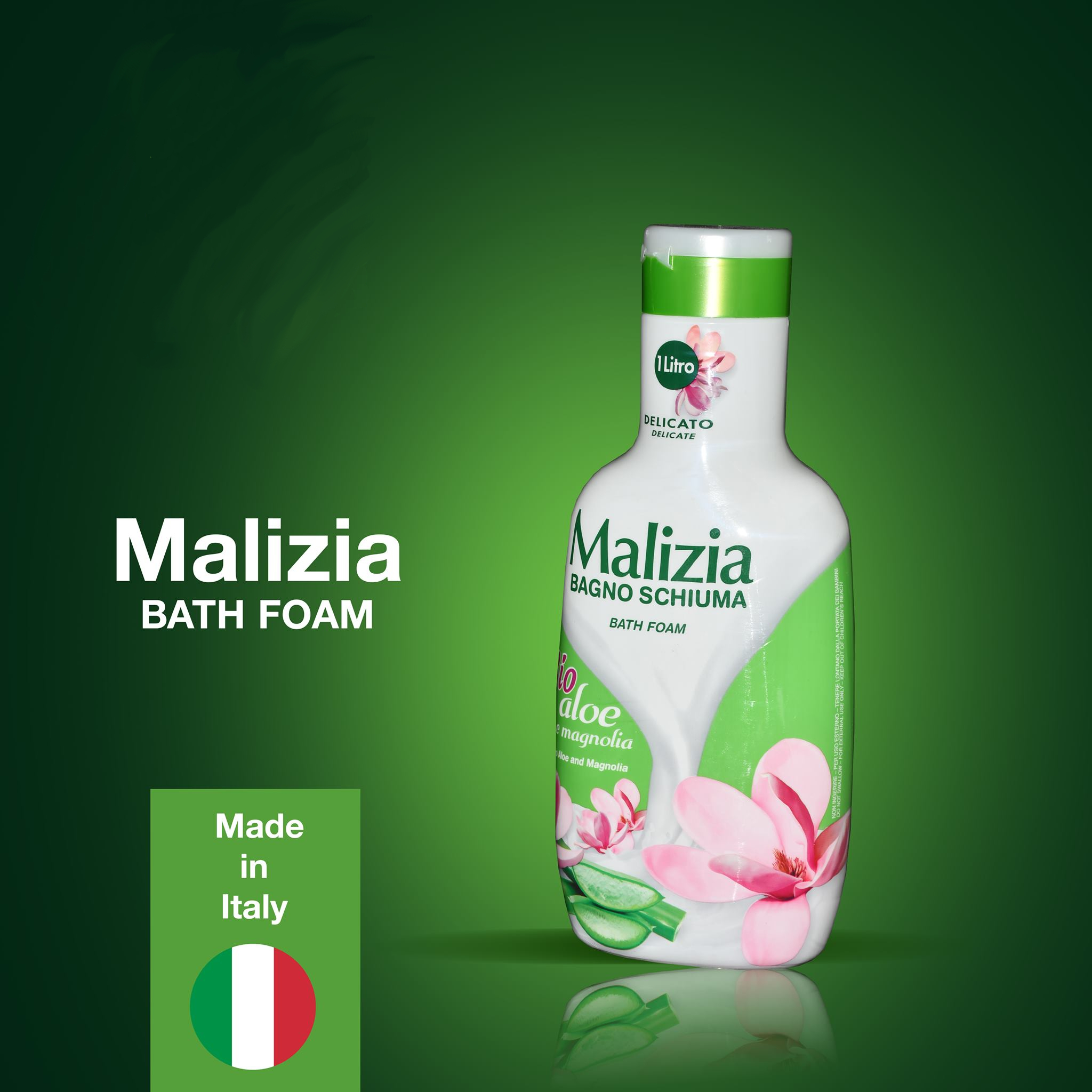 malizia bagno schiuma, bath foam, 1L - 2