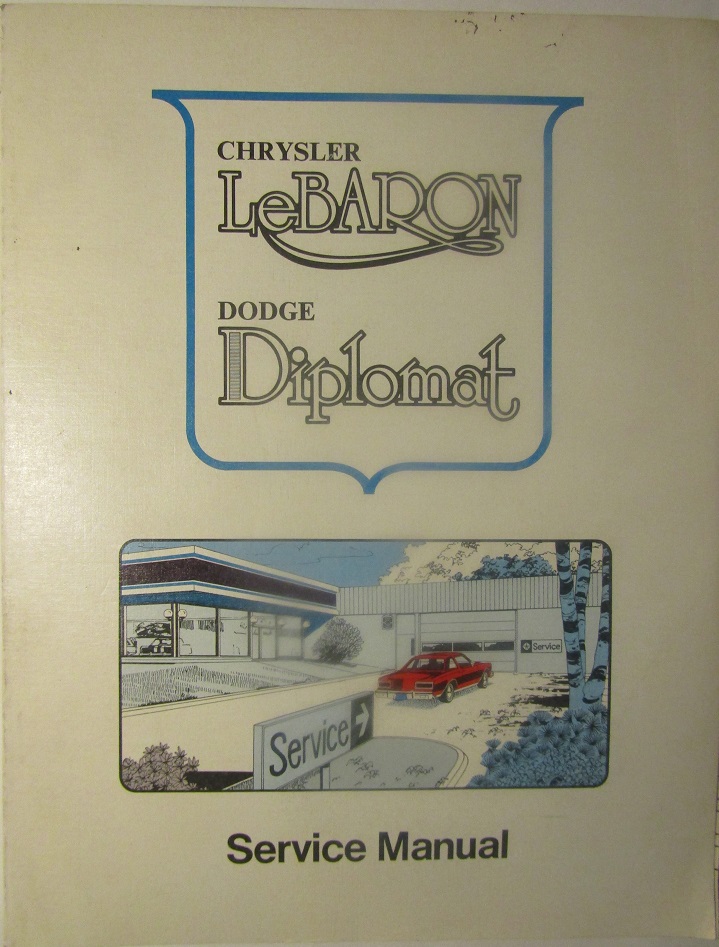 1977  Chrysler LeBaron & Dodge Diplomat Service Manual supplement