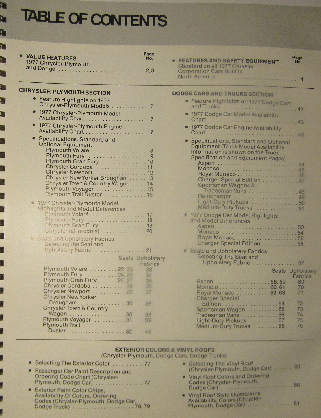1977  Chrysler Corporation Cars & Trucks Fleet Buyer's Guide - 2