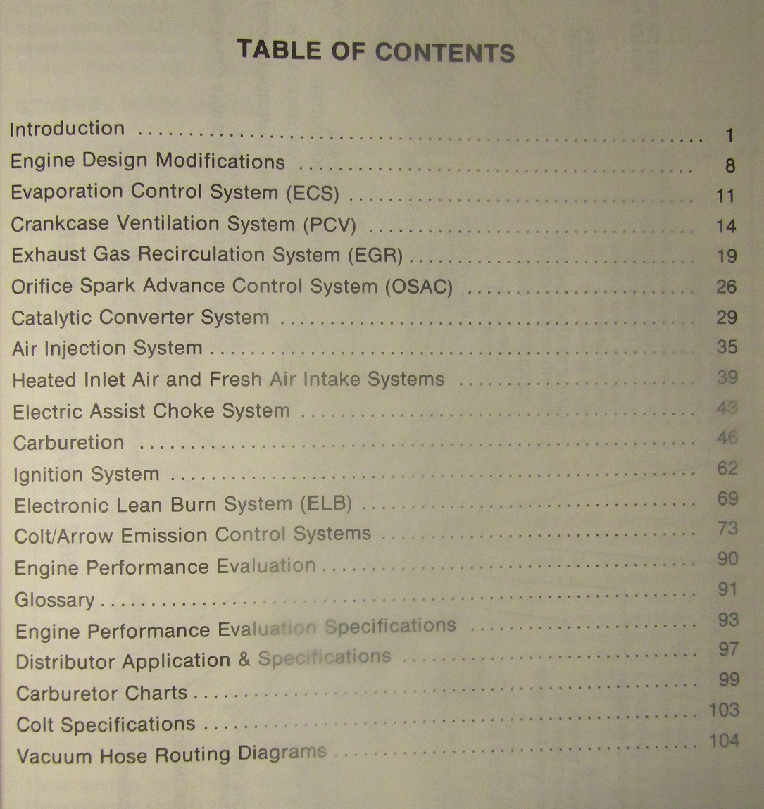 1977  Chrysler Corporation Cars & Trucks Emission Controls alla modeller - 2