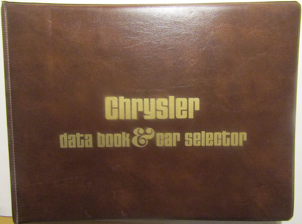 1976 Chrysler Data Book and Car Selector Dealer Album