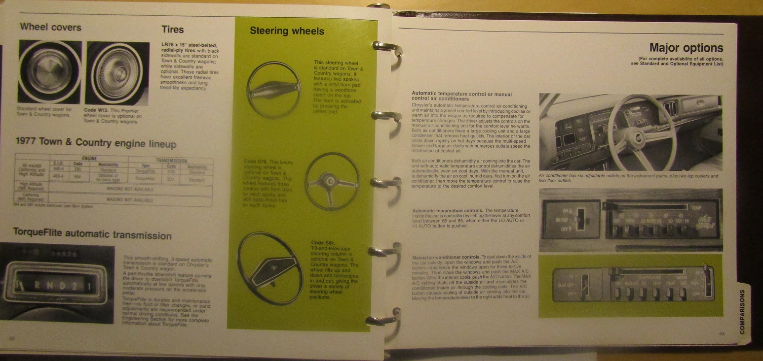1977 Chrysler Data Book and Car Selector Dealer Album - 4