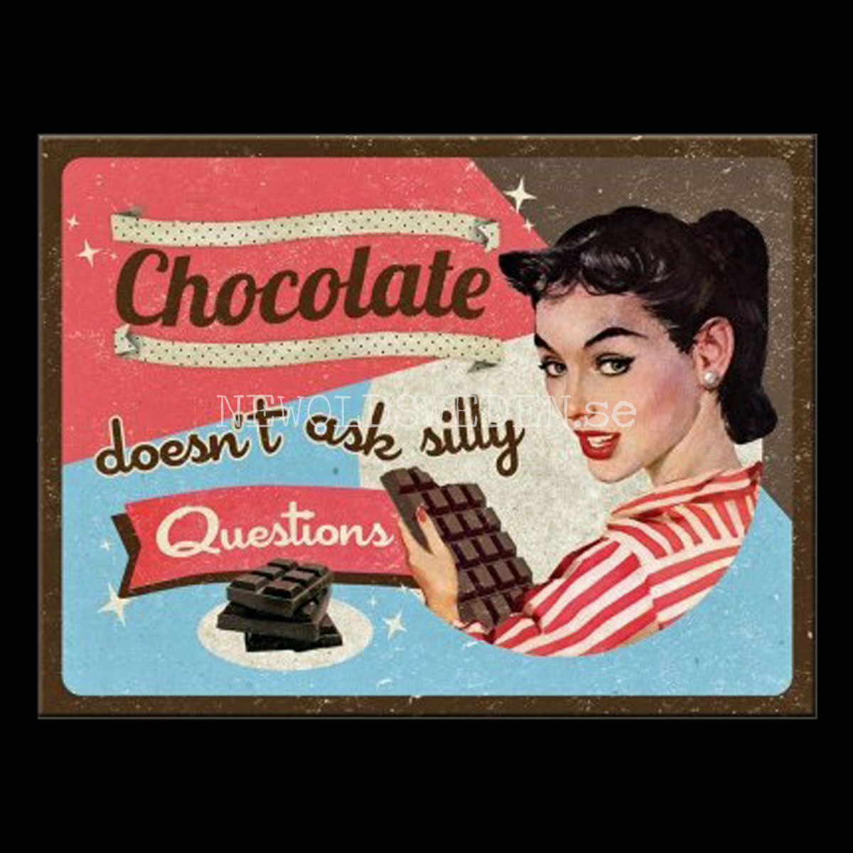 Chocolate Magnet 6 x 8 cm Nostalgic Art