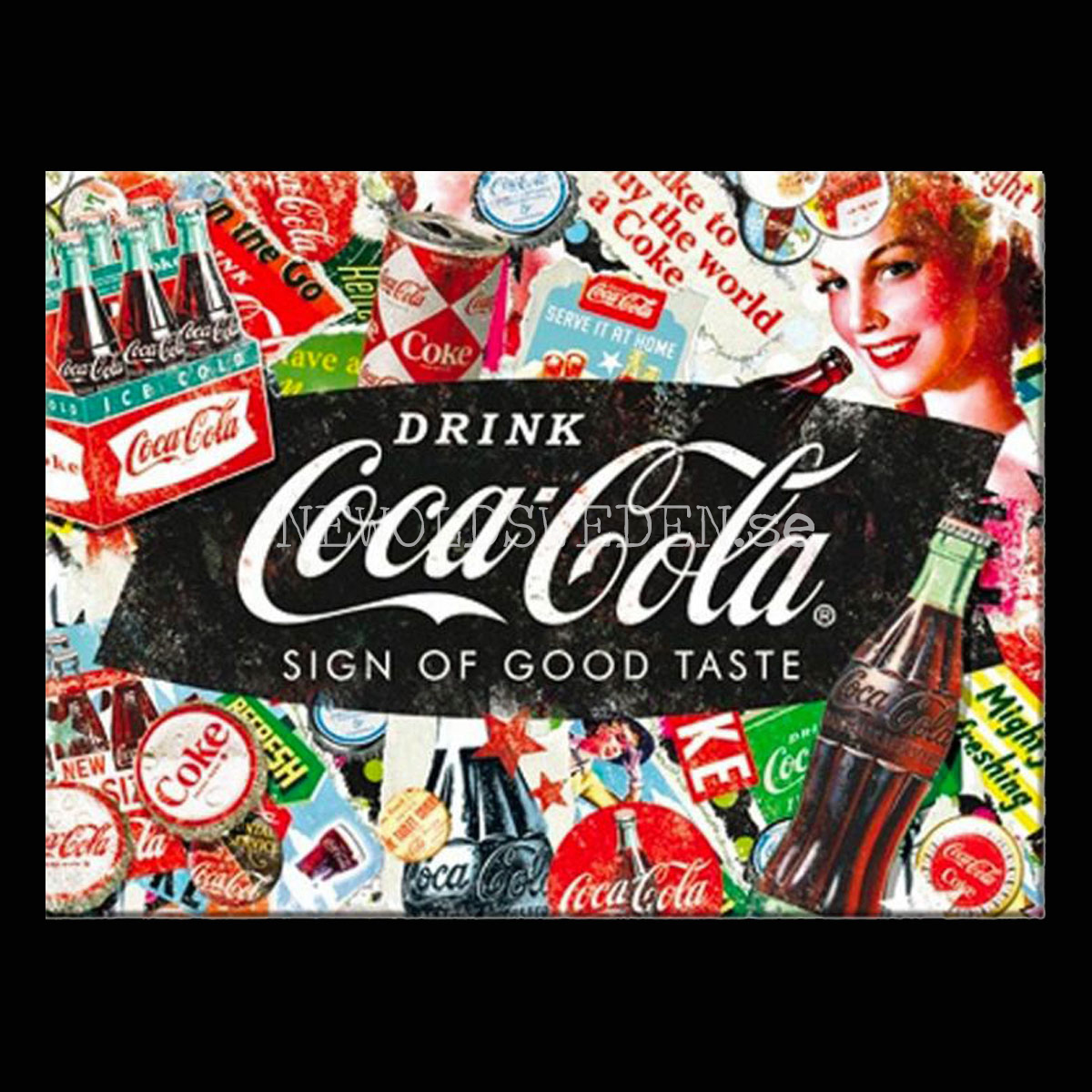 Coca-Cola Magnet 6 x 8 cm Nostalgic Art