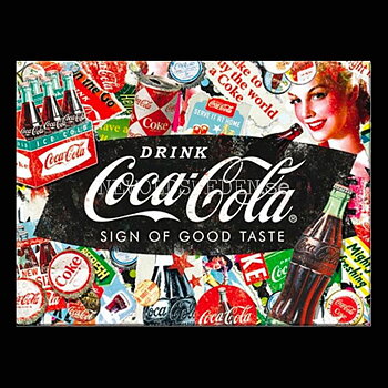 Coca-Cola Magnet 6 x 8 cm Nostalgic Art