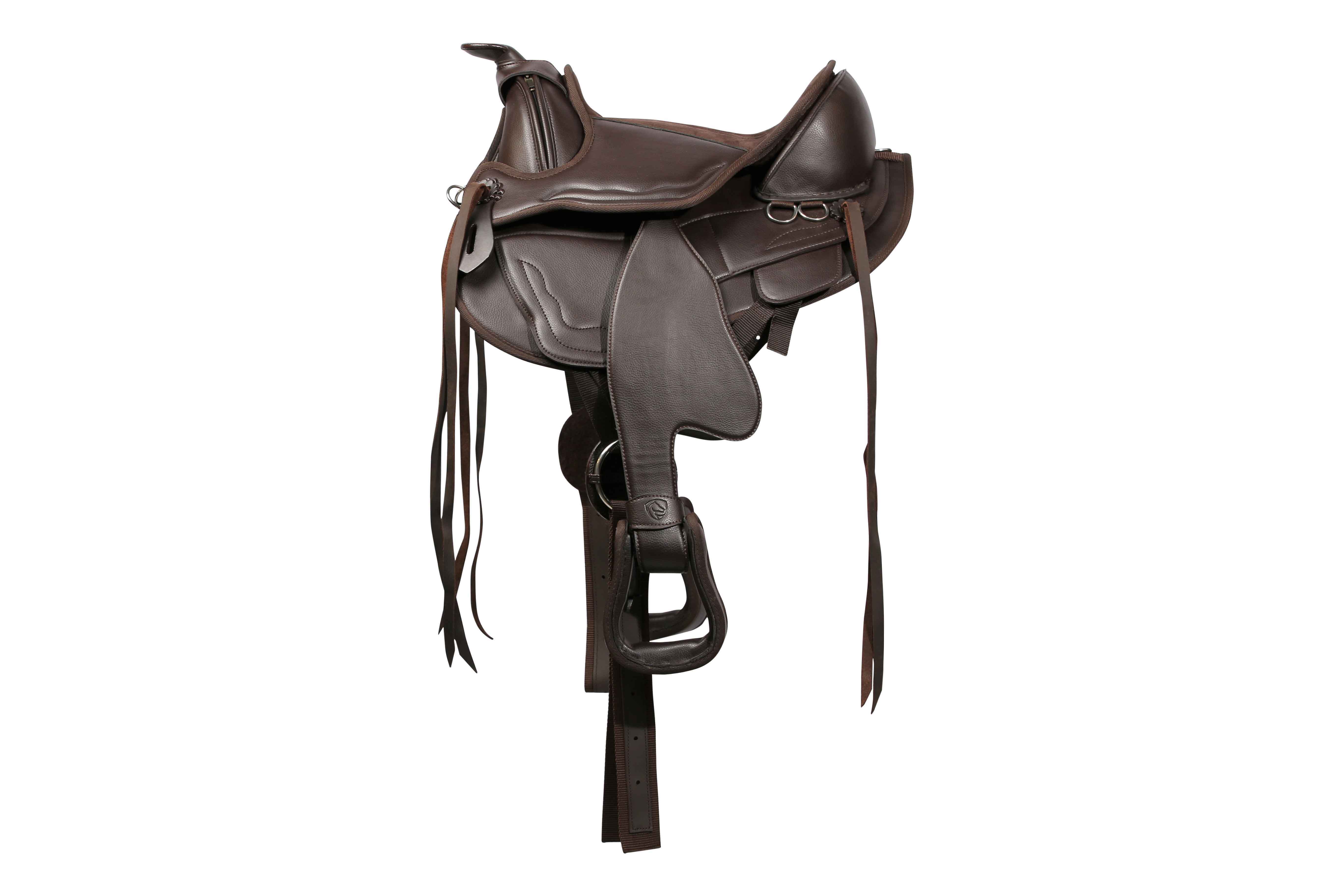 Western saddle for children (treeless) Billy the kid, EDIX® VEGAN - 3