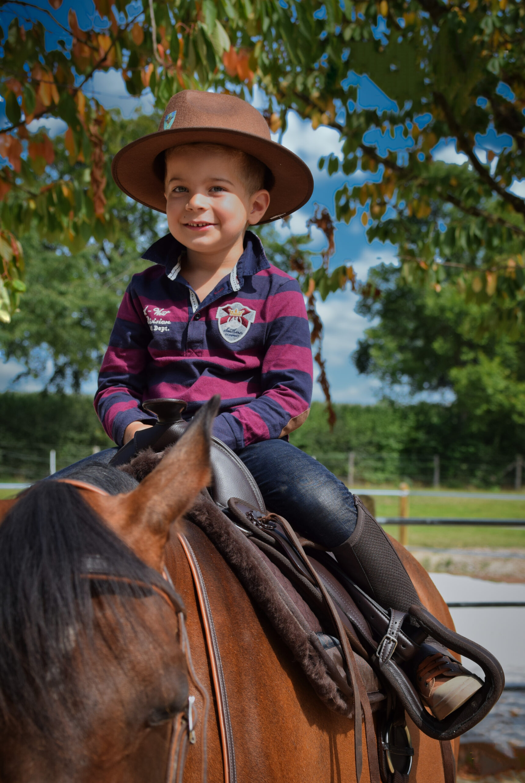 Western saddle for children (treeless) Billy the kid, EDIX® VEGAN - 2